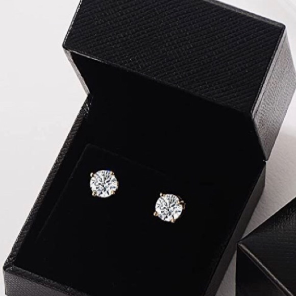 2CTTW GRA CERTIFIED Moissanite Diamond earrings, gift 100% passes diamond tester - Picture 10 of 10